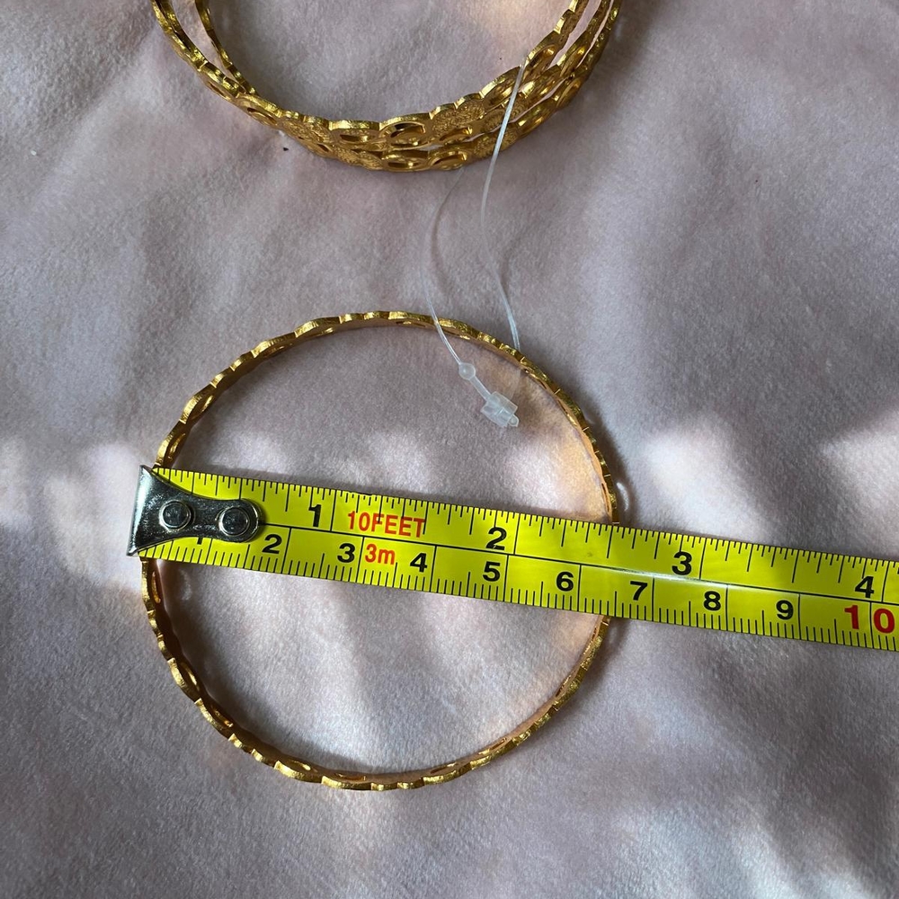 Gold Plated Bangles - Picture 4 of 4